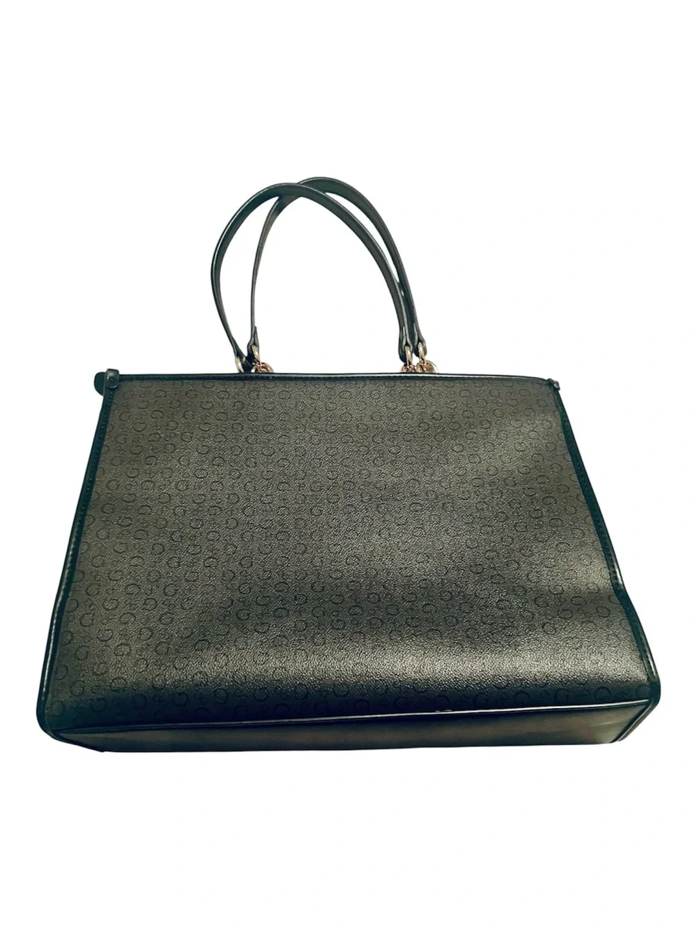 GUESS Los Angeles Black Logo Tote Bag